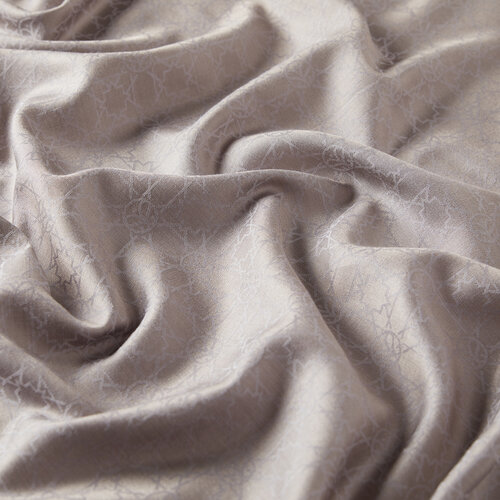 شال مونغرام سلجوقي ناعم لون حجري