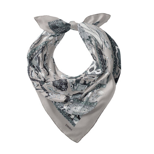 Miniature Lead Satin Silk Pocket Square