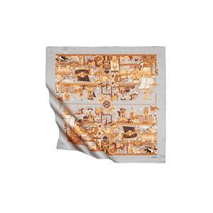 ipekevi - Miniature Silver Satin Silk Pocket Square (1)