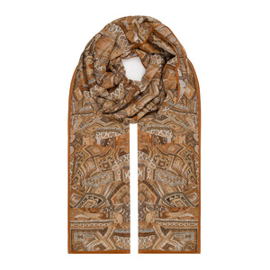 Mink Anatolian Dream Cotton Scarf - Thumbnail