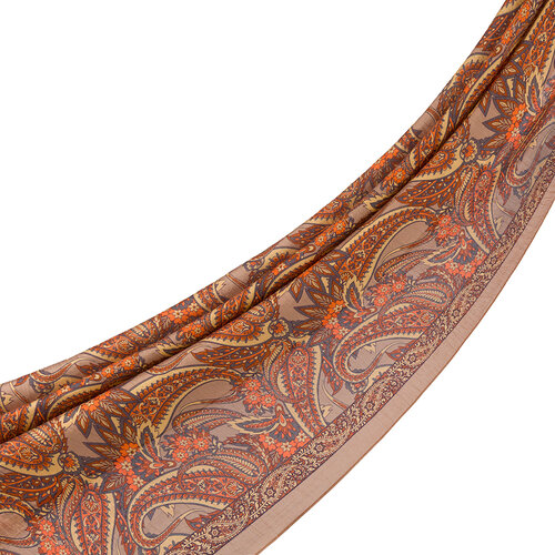 Mink Armoni Print Tencel Scarf