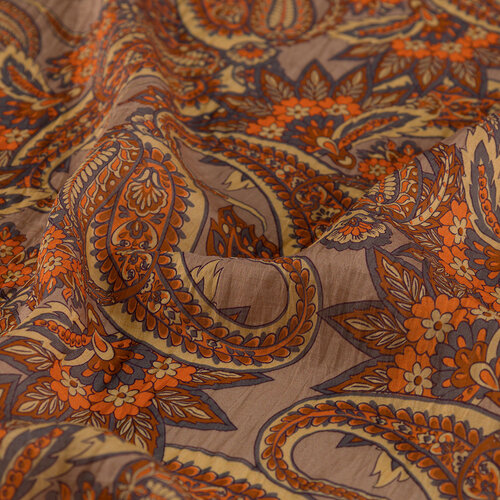 Mink Armoni Print Tencel Scarf