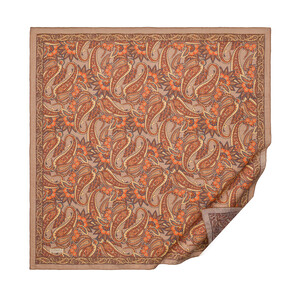 Mink Armoni Print Tencel Scarf - Thumbnail