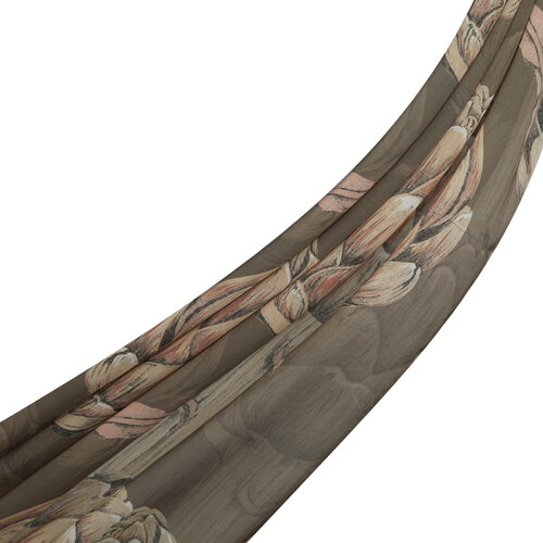 Mink Artichoke Blossom Cotton Scarf