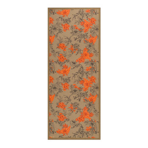 Mink Azalea Print Tencel Scarf - Thumbnail