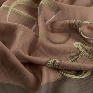 Mink Baroque Signature Tencel Scarf - Thumbnail