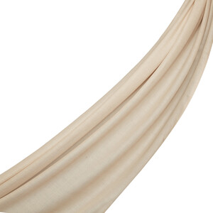 Mink Bordered Modal Silk Scarf - Thumbnail