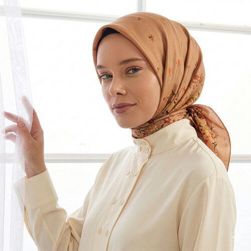 Mink Day Dream Twill Silk Scarf