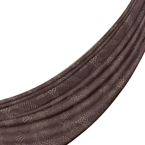 Mink Ethnic Harmony Print Cotton Scarf