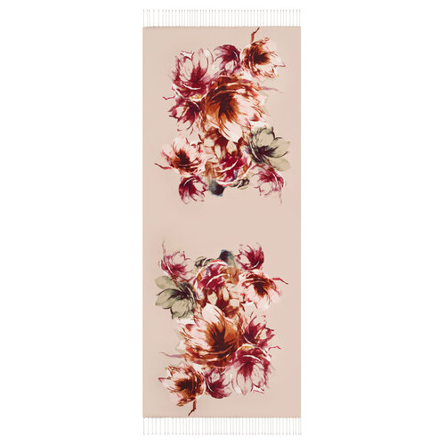 Mink Florescence Print Silk Scarf