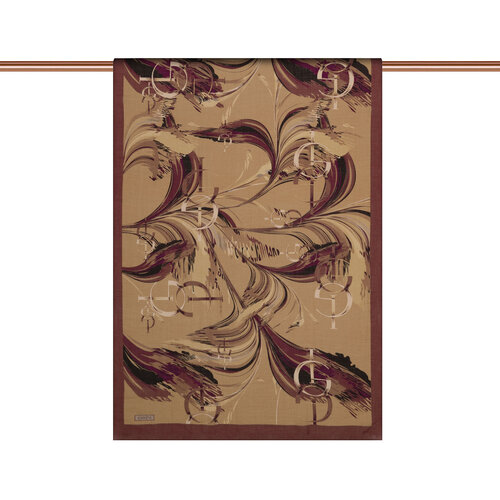 Mink Flow Print Tencel Scarf