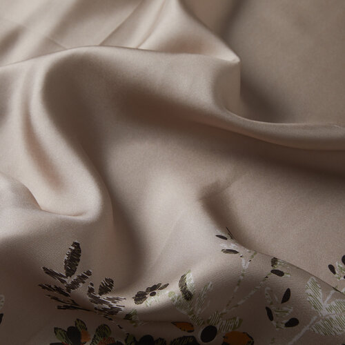 mink green vintage frame twill scarf