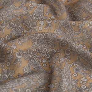 ipekevi - Mink Mezopotamya Model 06 Print Tencel Scarf (1)