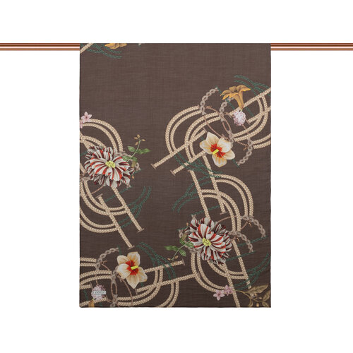 Mink Mystic Garden Print Tencel Scarf