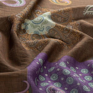 Mink Palace Way Print Tencel Scarf - Thumbnail