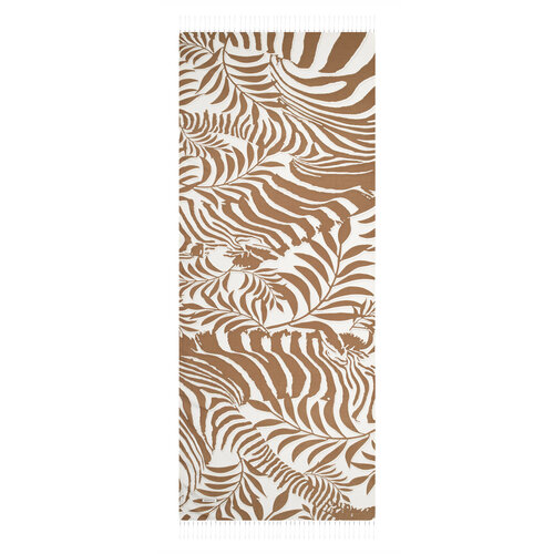 Mink Palm Springs Print Silk Scarf