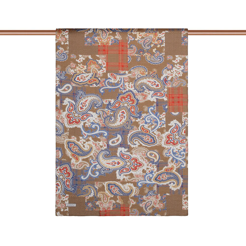Mink Patchwork Print Tencel Scarf