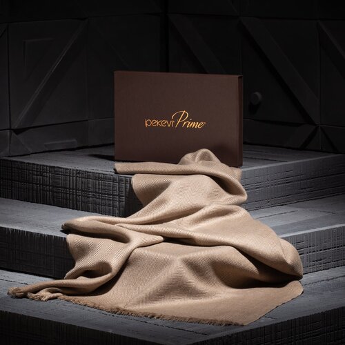 Mink Patterned Cashmere Prime Scarf