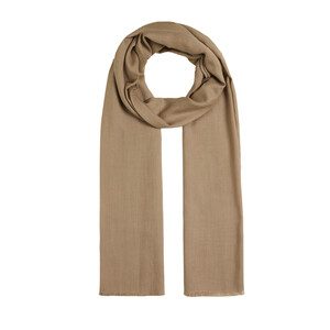 ipekevi - Mink Plain Cotton Silk Scarf (1)