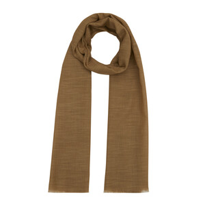 ipekevi - Mink Plain Cotton Silk Shawl (1)