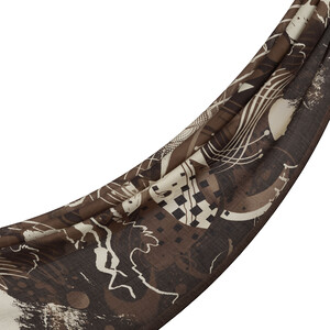 ipekevi - Mink Rhapsody Print Tencel Scarf