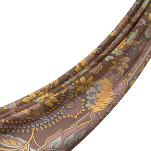 ipekevi - Mink Royal Ivy Pattern Tencel Scarf