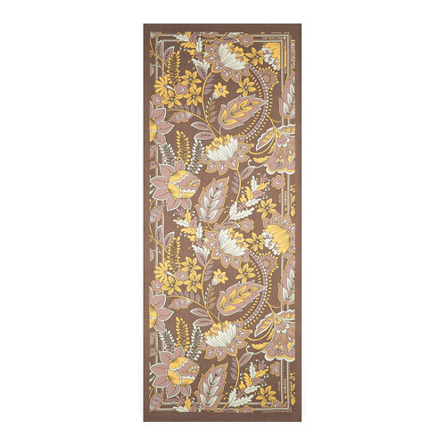 Mink Royal Ivy Pattern Tencel Scarf