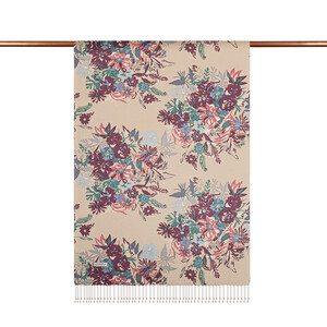 ipekevi - Mink Spring Breeze Print Modal Silk Scarf (1)