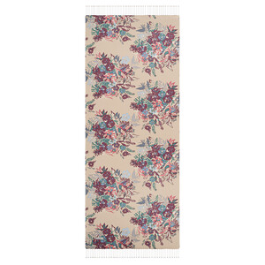 Mink Spring Breeze Print Modal Silk Scarf - Thumbnail