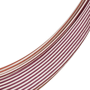 ipekevi - Mink Striped Silk Scarf