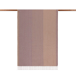 ipekevi - Mink Striped Silk Scarf (1)