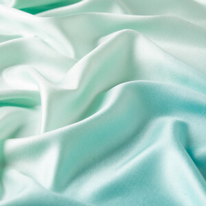 Mint Green Gradient Silk Scarf - Thumbnail
