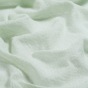 Mint Green Maze Print Cotton Scarf - Thumbnail