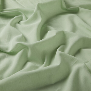 Mint Green Plain Cotton Scarf - Thumbnail