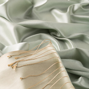 ipekevi - Mint Green Reversible Silk Scarf (1)