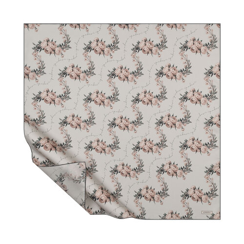 Minty Green Boucle Twill Silk Scarf