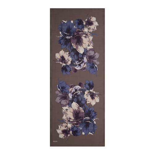 Misty Lilac Florescence Print Tencel Scarf