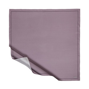 Misty Lilac Frame Silk Twill Scarf - Thumbnail