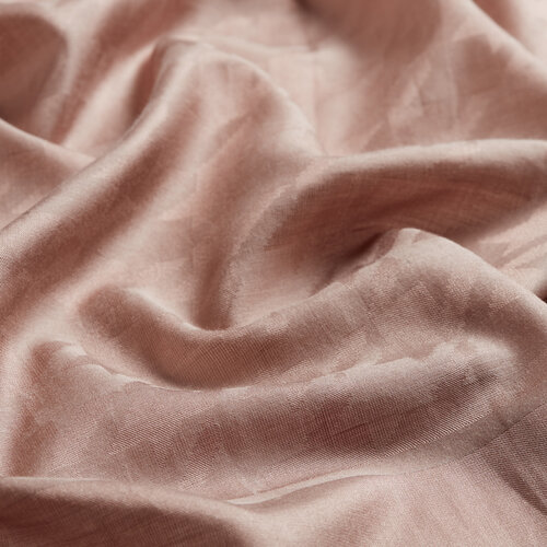Misty Lilac Houndstooth Cotton Silk Scarf