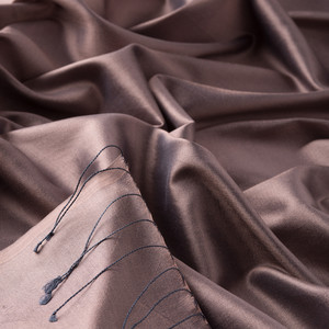 ipekevi - Misty Lilac Plain Silk Scarf (1)