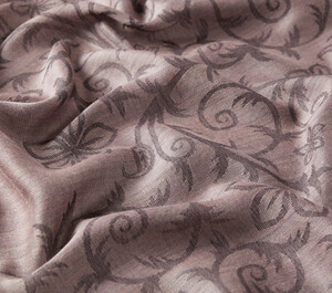 Misty Lilac Vine Garden Print Scarf - Thumbnail