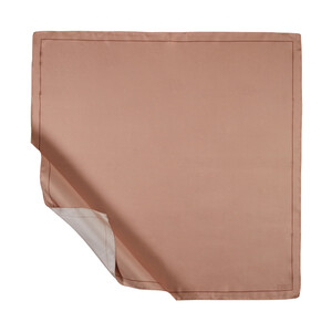 Misty Pink Frame Silk Twill Scarf - Thumbnail