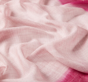 ipekevi - Misty Pink Gradient Wool Silk Scarf (1)