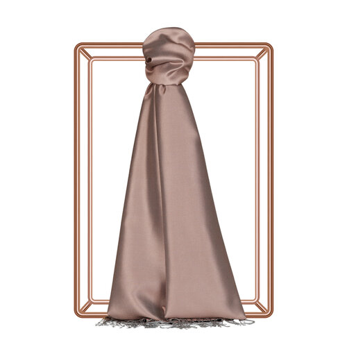 Misty Pink Reversible Silk Scarf 