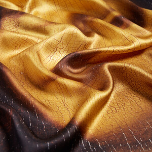 Mona Lisa Satin Silk Scarf - Thumbnail