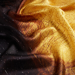 Mona Lisa Satin Silk Scarf - Thumbnail