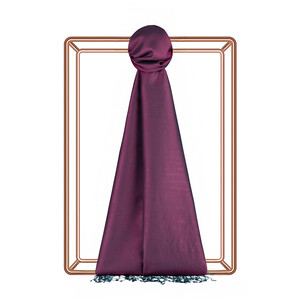 Mulberry Reversible Silk Scarf - Thumbnail