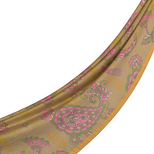 Mustard Yellow Serenad Tensel Scarf - Thumbnail