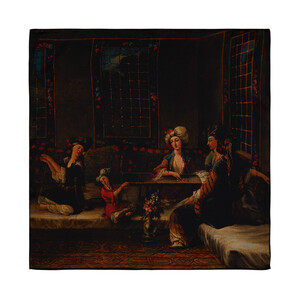 ipekevi - منديل حرير ساتان تطريز النساء