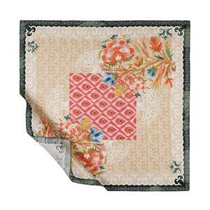 ipekevi - ايشارب حرير تويل النقشة موديل 04